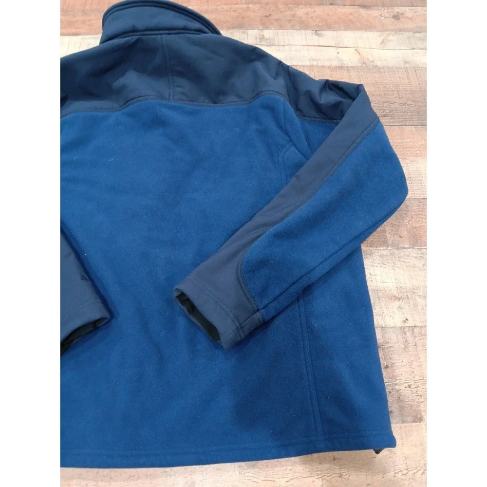 Men's L.L. Bean Thinsulate Flex Insulation Full Zip  2XL Tall Polartec Blue 2800